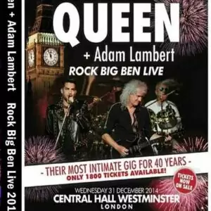 Queen + Adam Lambert - DVD Rock Big Ben Live 2015